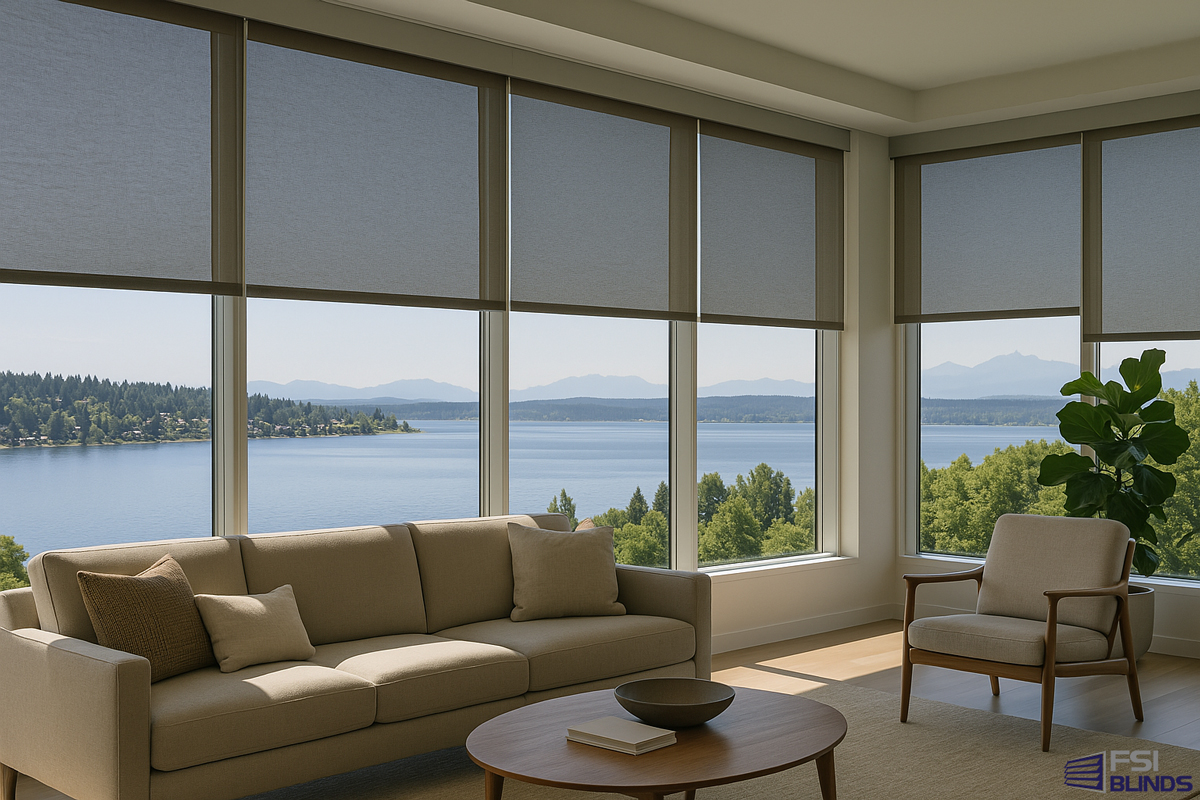 The Best Window Coverings for Bellevue Homes with a View
